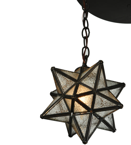 21" Wide Moravian Star 3 Light Cascading Pendant