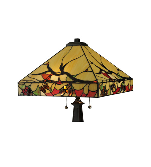 25"H Woodland Berries Table Lamp