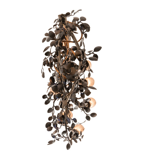 34" Long Vinca Vine 7 Light Chandelier