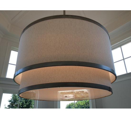 72" Wide Cilindro 2 Tier Pendant