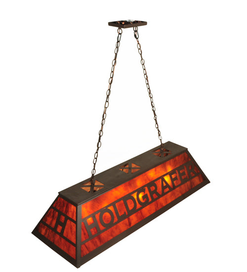 48"L Personalized Holdgrafer Oblong Pendant