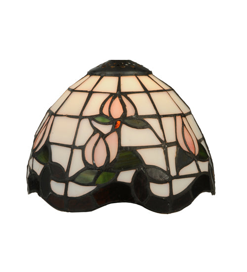 12" High Roseborder Mini Lamp