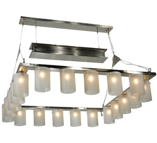 50"Sq Counter Weight 20 Lt Chandelier