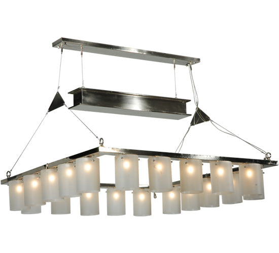 50"Sq Counter Weight 20 Lt Chandelier