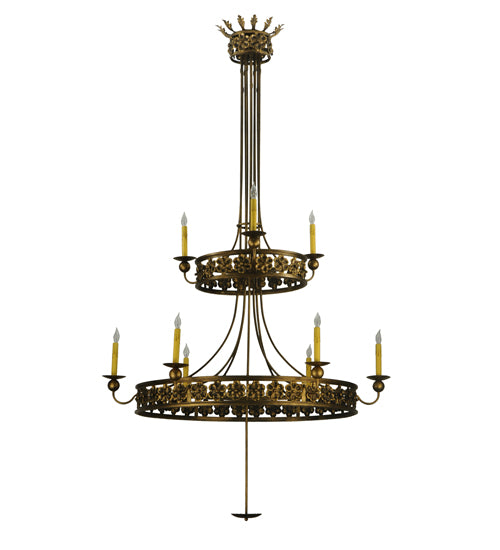 48" Wide Montgomery 2 Tier Chandelier