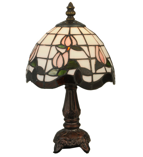 12" High Roseborder Mini Lamp