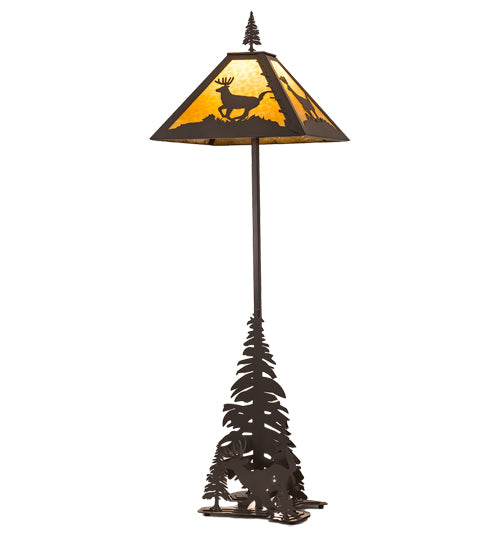 77" High Lone Deer Floor Lamp