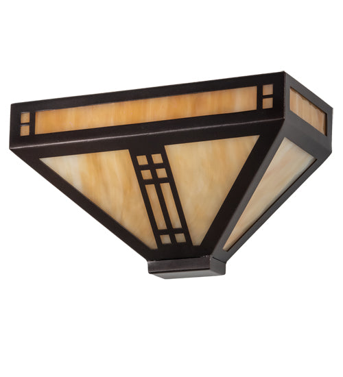 12" Wide Prairie Loft Wall Sconce