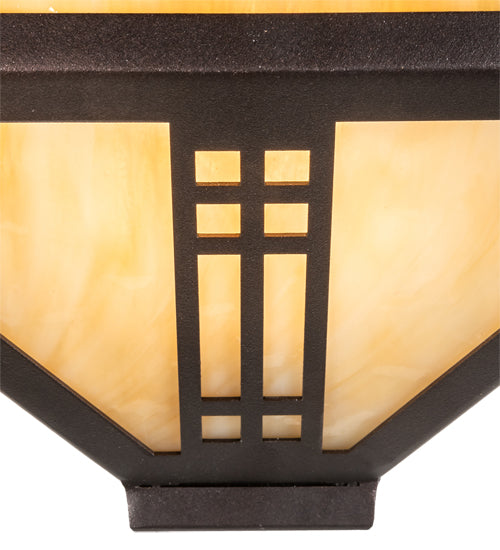 12" Wide Prairie Loft Wall Sconce