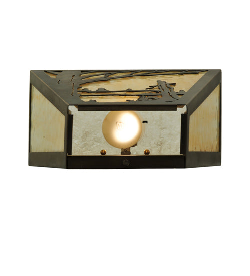 13"W Quiet Pond Left Wall Sconce