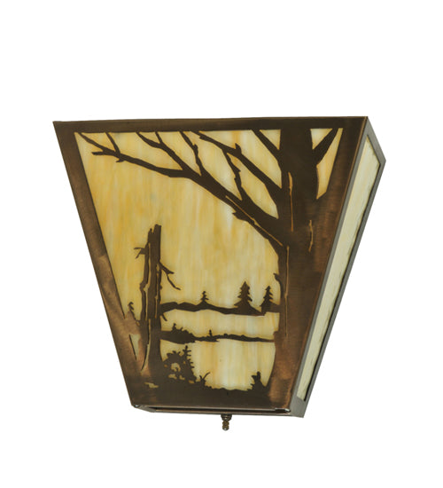 13"W Quiet Pond Right Wall Sconce