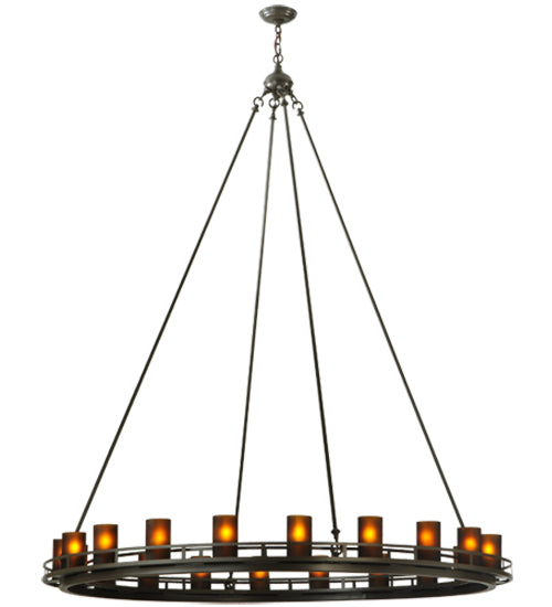 60"W Barbury 20 Lt Chandelier