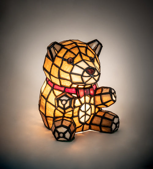 7" High Teddy Bear Accent Lamp