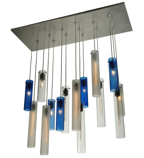 48" Long Cilindro 15 Lt Cascading Pendant