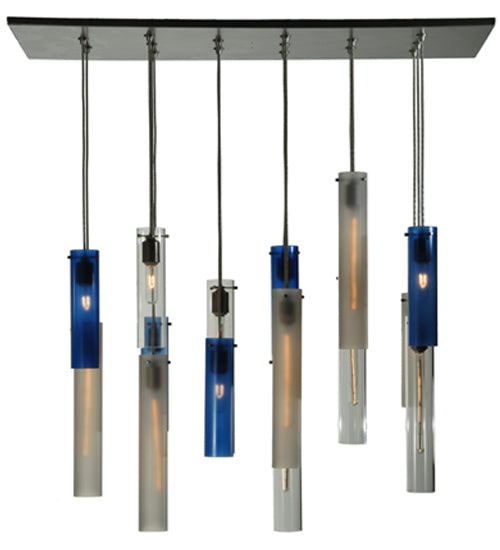 48" Long Cilindro 15 Lt Cascading Pendant