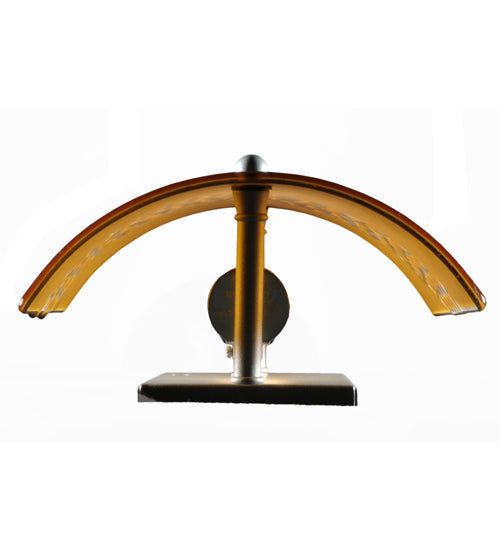 8.25"W Metro Fusion Amber Pietre Wall Sconce