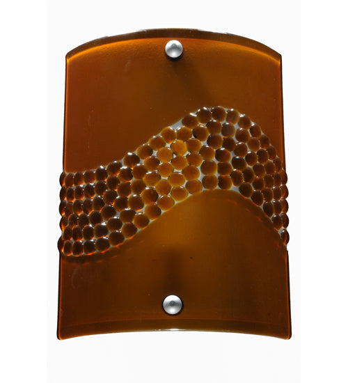 8.25"W Metro Fusion Amber Pietre Wall Sconce