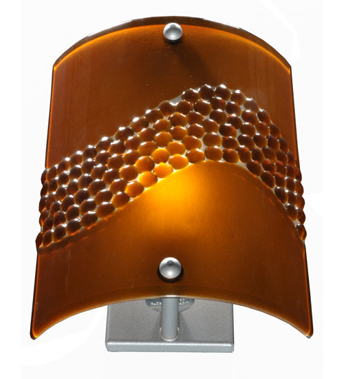 8.25"W Metro Fusion Amber Pietre Wall Sconce