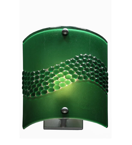 8.25"W Metro Fusion Green Pietre Wall Sconce