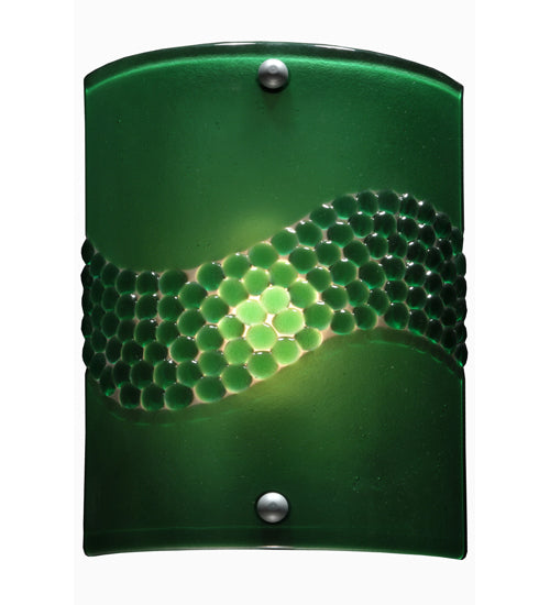 8.25"W Metro Fusion Green Pietre Wall Sconce