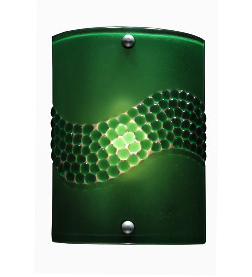 8.25"W Metro Fusion Green Pietre Wall Sconce