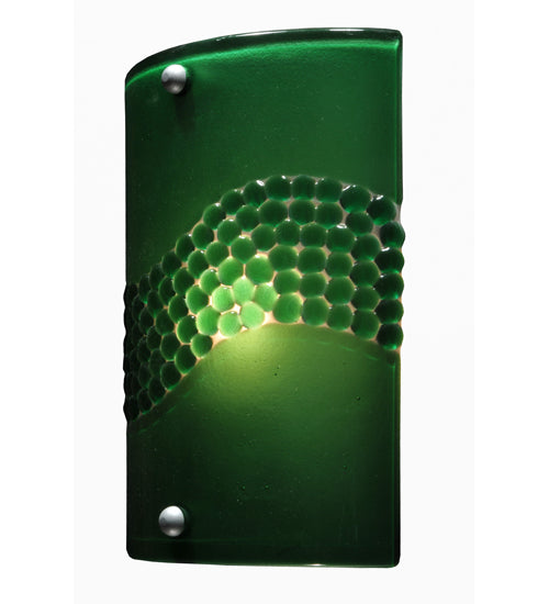 8.25"W Metro Fusion Green Pietre Wall Sconce