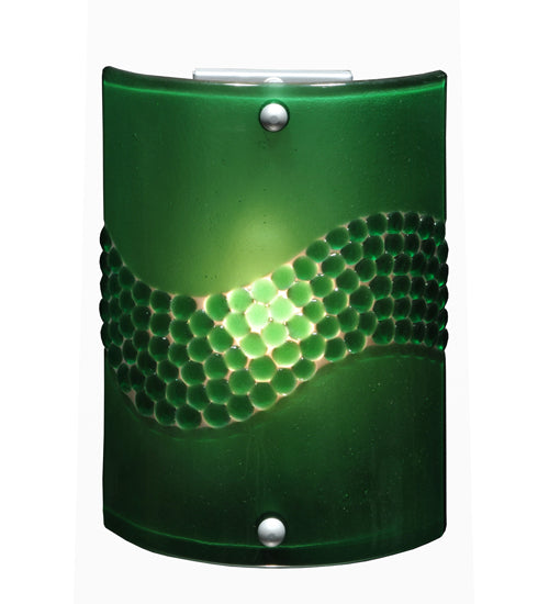 8.25"W Metro Fusion Green Pietre Wall Sconce