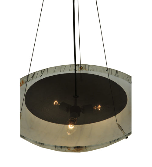 25" Wide Metro Fusion Ramoscelli Inverted Pendant