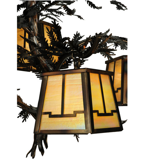 29"W Pine Branch Valley View 5 Lt Chandelier