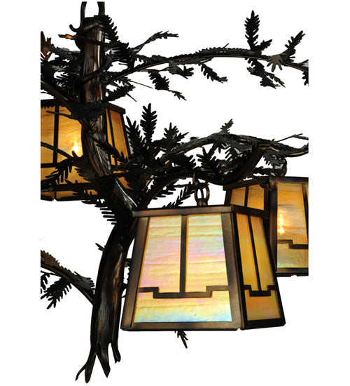 29"W Pine Branch Valley View 5 Lt Chandelier