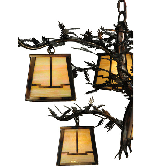 29"W Pine Branch Valley View 5 Lt Chandelier