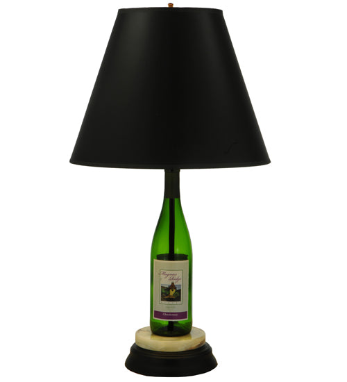 25.5"H Personalized Wine Bottle Table Lamp