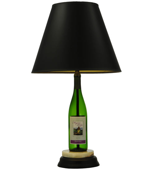 25.5"H Personalized Wine Bottle Table Lamp