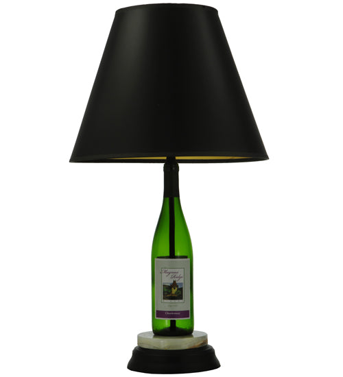 25.5"H Personalized Wine Bottle Table Lamp