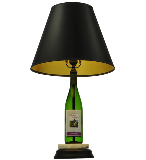 25.5"H Personalized Wine Bottle Table Lamp