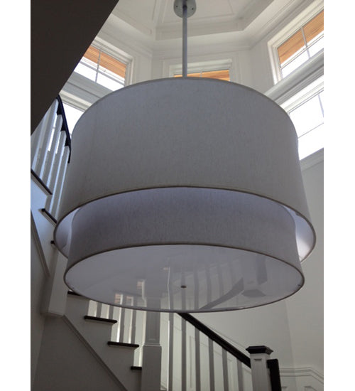 72" Wide Cilindro Two Tier Pendant