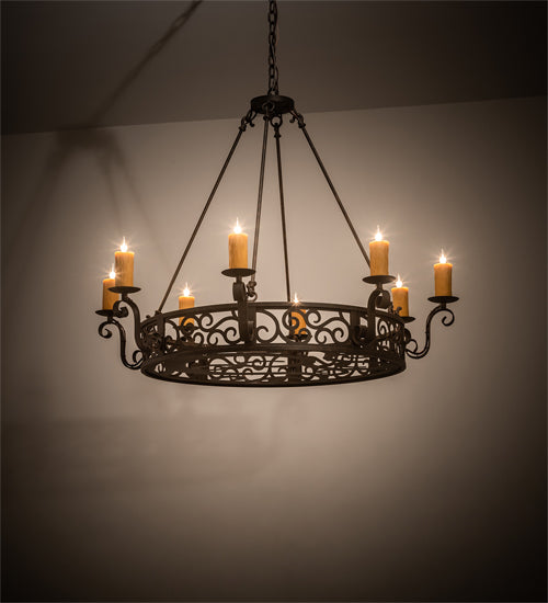 42" Wide Delano 8 Light Chandelier