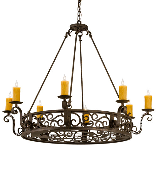 42" Wide Delano 8 Light Chandelier