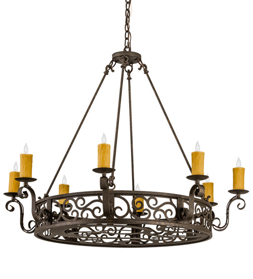 42" Wide Delano 8 Light Chandelier