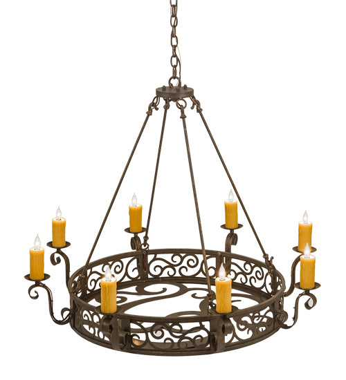 42" Wide Delano 8 Light Chandelier