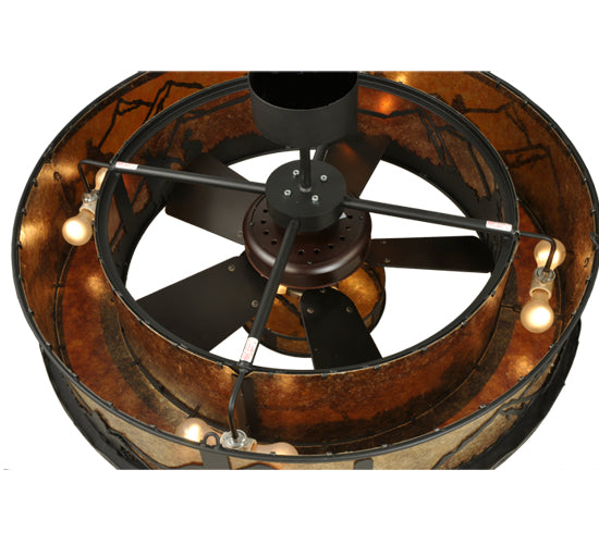 45"W Duke W/Fan Light Chandel-Air