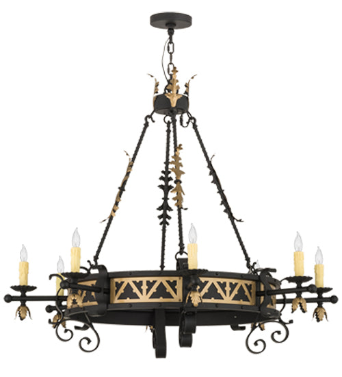 48"W Filomena 8 Lt Chandelier