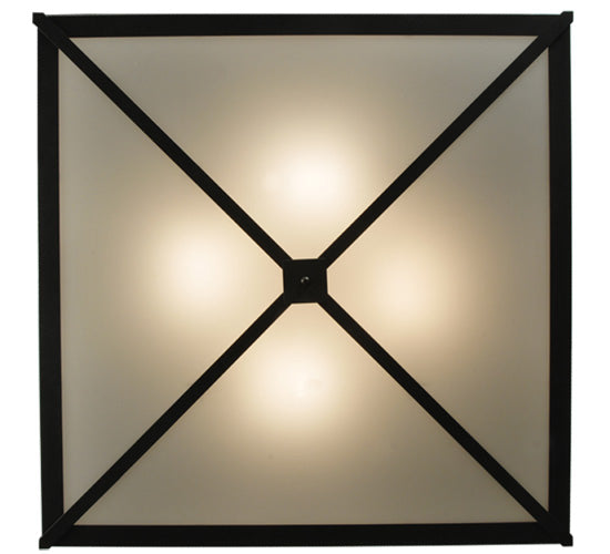 36.25" Square Whitewing Flushmount