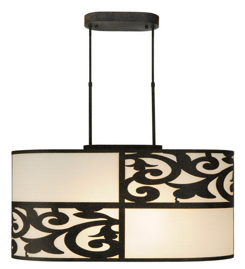 33.5"L Clarabella Oblong Pendant