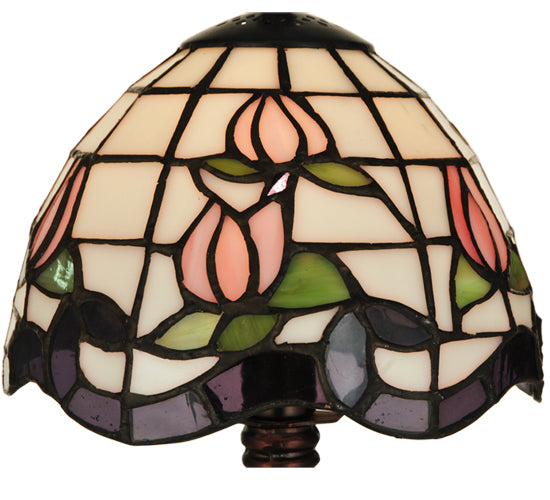 12" High Roseborder Mini Lamp