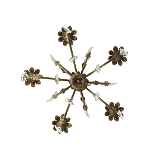 24"W Chantilly 5 Lt Chandelier