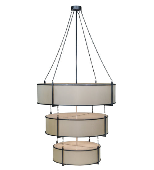 60" Wide Ausband 3 Tier Pendant