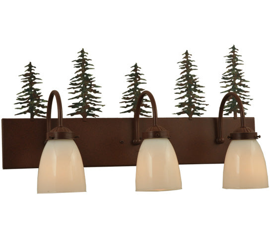 24" Wide Tall Pines 3 Light Vanity Light