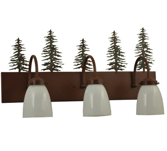 24" Wide Tall Pines 3 Light Vanity Light