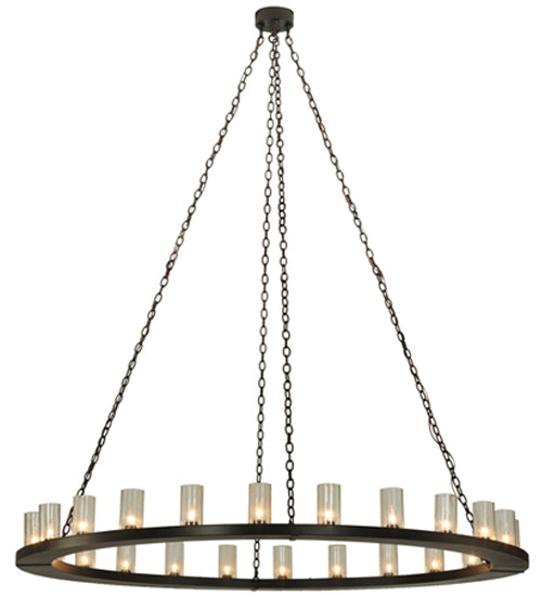 72"W Loxley 24 Lt Chandelier